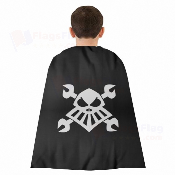 Robot Pirate Woven Fabric Cloak Digital Printing