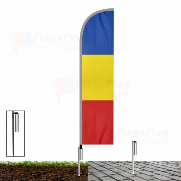 Romania Beach Flags Romania Sailing Flags