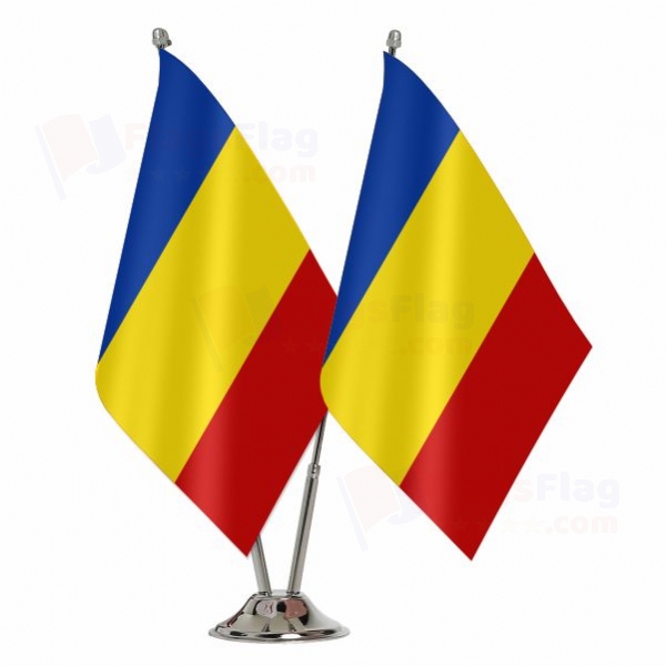 Romania Binary Table Flag
