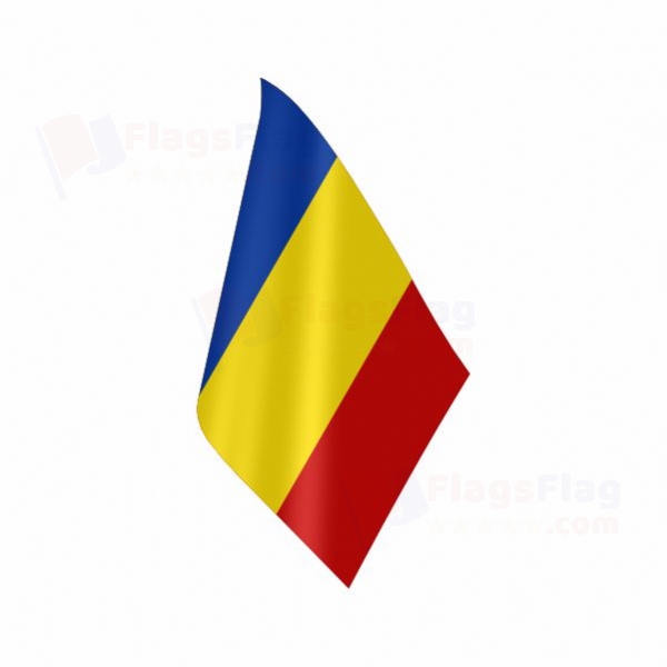 Romania Table Flag