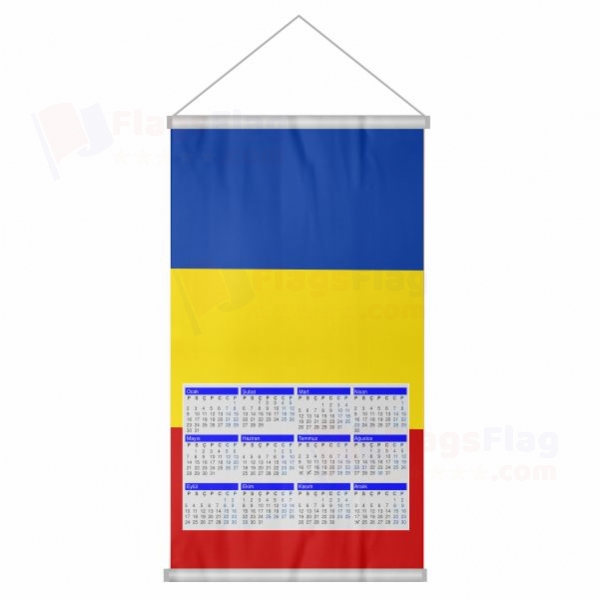 Romania Woven Fabric Digital Printing Calendar