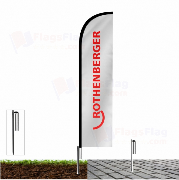 Rothenberger Beach Flag and Sail Flag