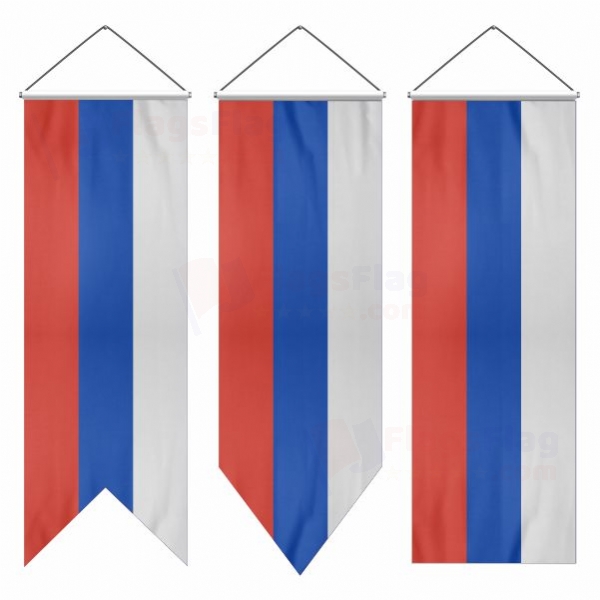 Russia Swallowtail Flags