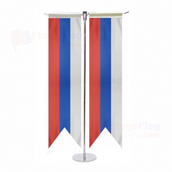 Russia T Table Flags