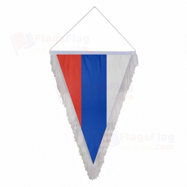 Russia Triangle Fringed Streamers