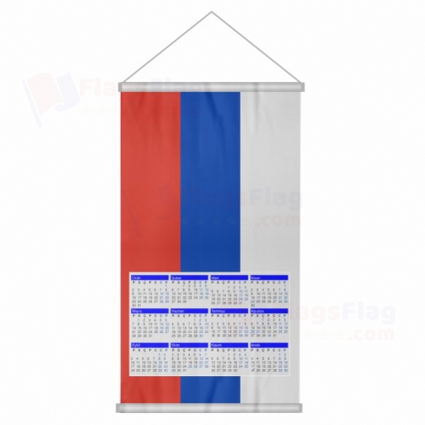 Russia Woven Fabric Digital Printing Calendar