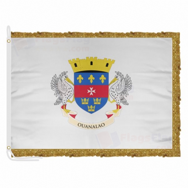 Saint Barthelemy Satin Office Flag