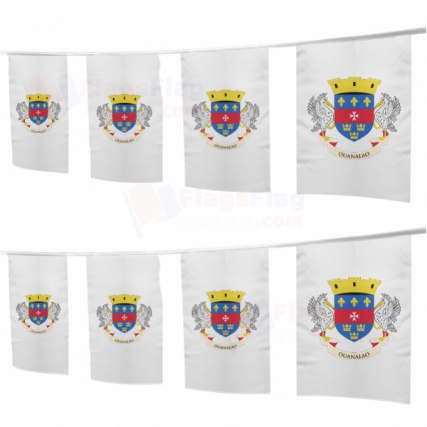 Saint Barthelemy Square String Flags