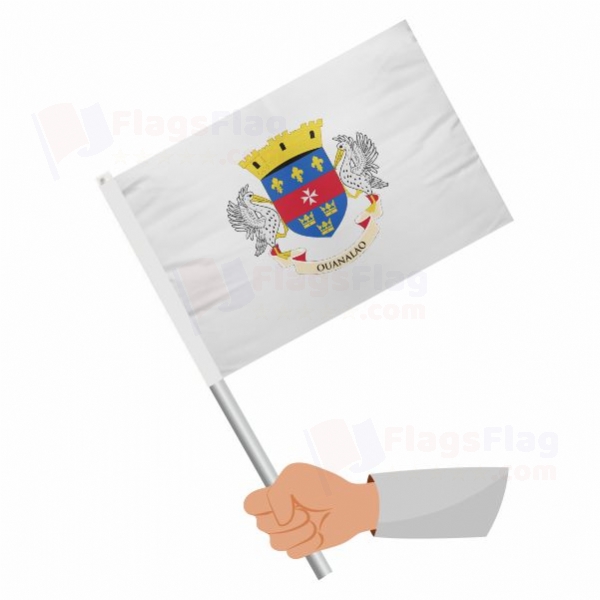 Saint Barthelemy Stick Flag