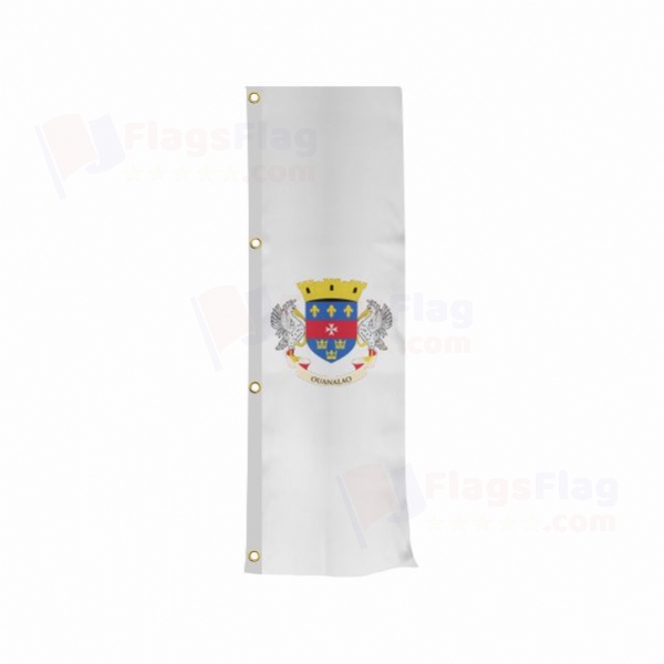 Saint Barthelemy Vertically Raised Flags