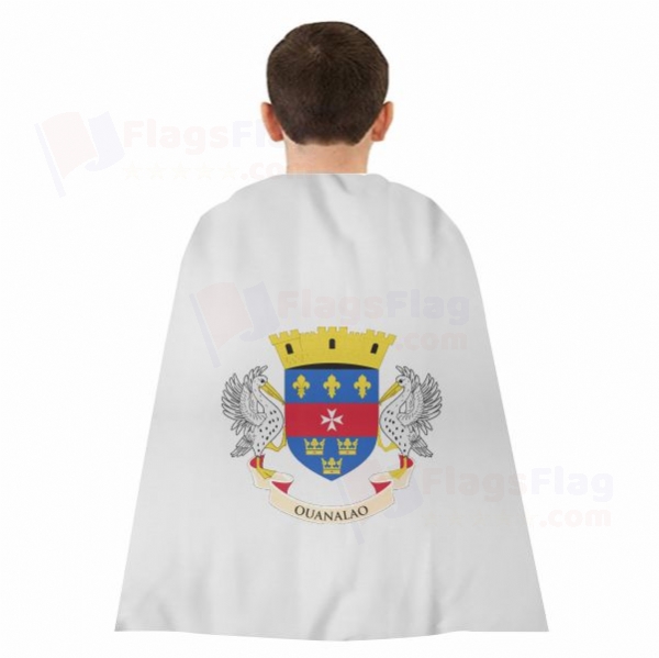 Saint Barthelemy Woven Fabric Cloak Digital Printing