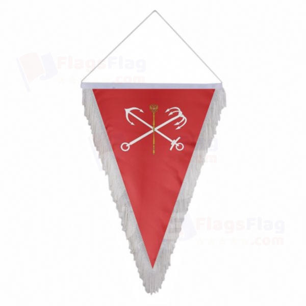 Saint Petersburg Triangle Fringed Streamers