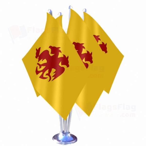 Saladin Ayyubi Quadruple Table Flag