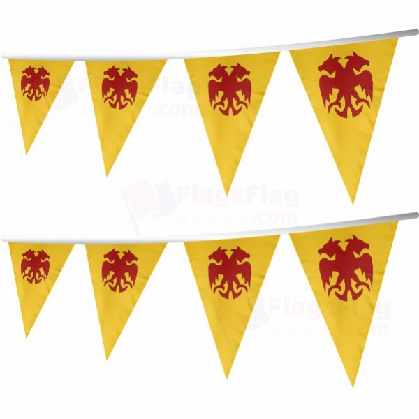 Saladin Ayyubi Stringed Triangle Flag