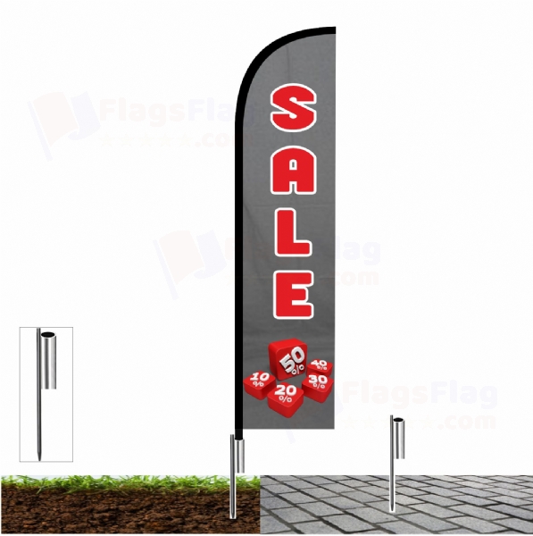 Sale Fishing Rod Flag