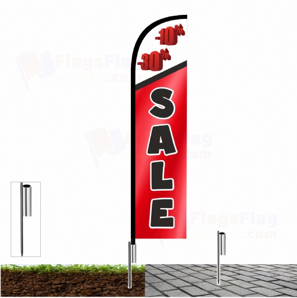 Sale Road Flags