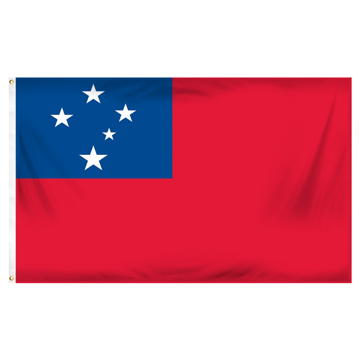 Samoa Horizontal Streamers and Flags