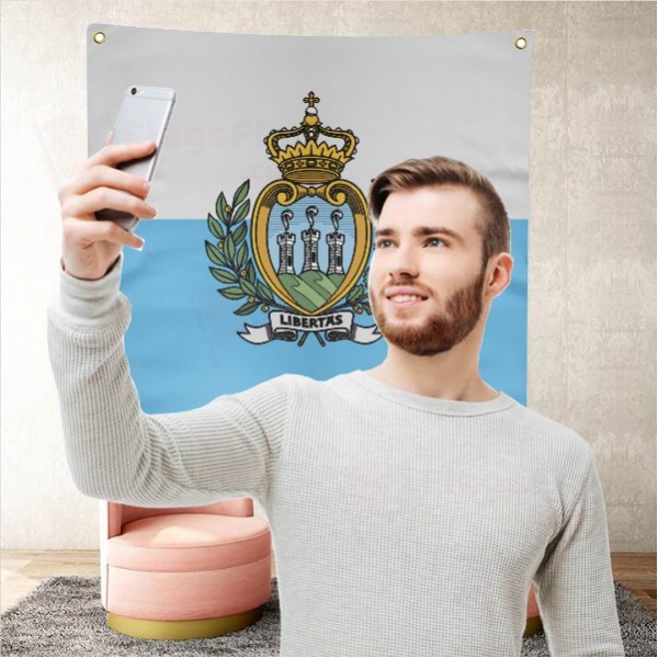 San Marino Background Selfie Shooting Landscapes