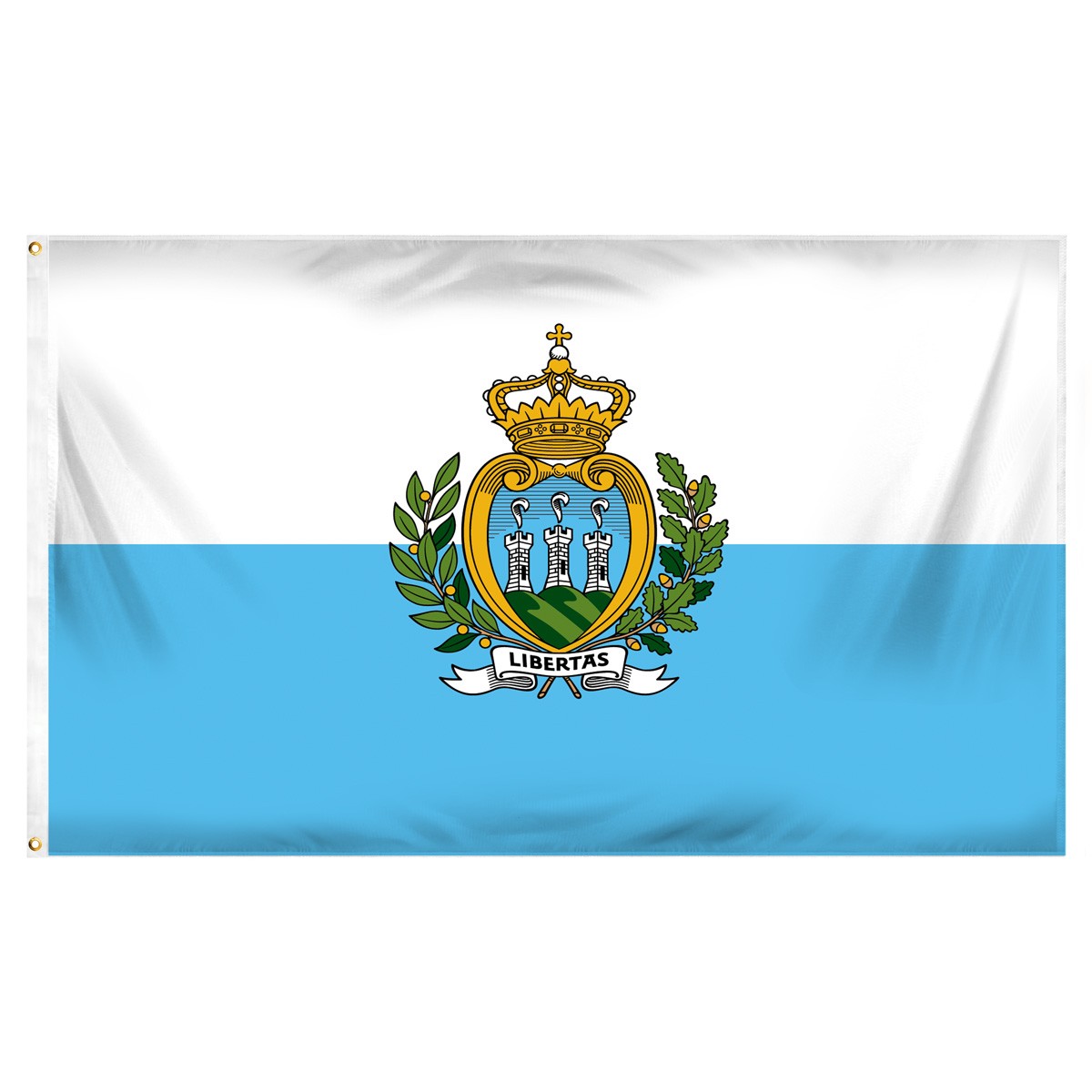 San Marino Satin Office Flags