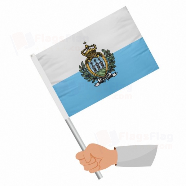 San Marino Stick Flag