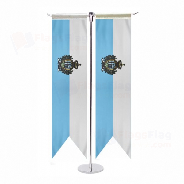 San Marino T Table Flags