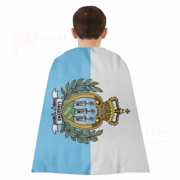 San Marino Woven Fabric Cloak Digital Printing