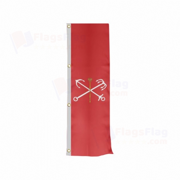Sankt Peterburg Vertically Raised Flags