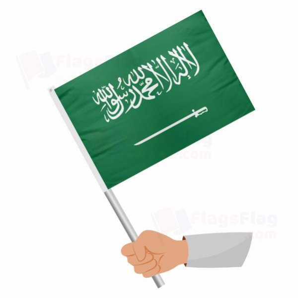 Saudi Arabia Stick Flag