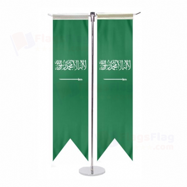 Saudi Arabia T Table Flags