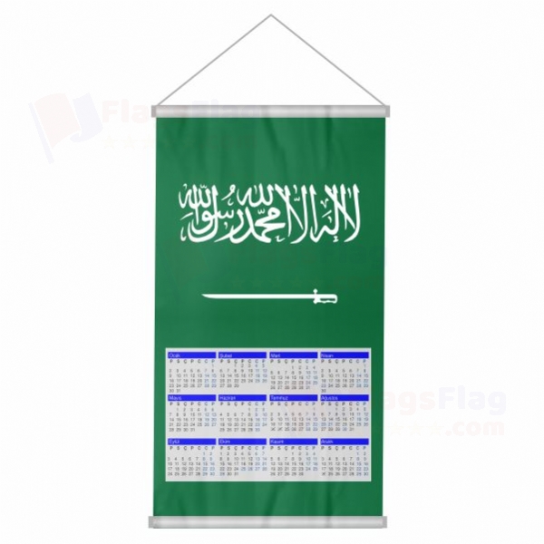 Saudi Arabia Woven Fabric Digital Printing Calendar
