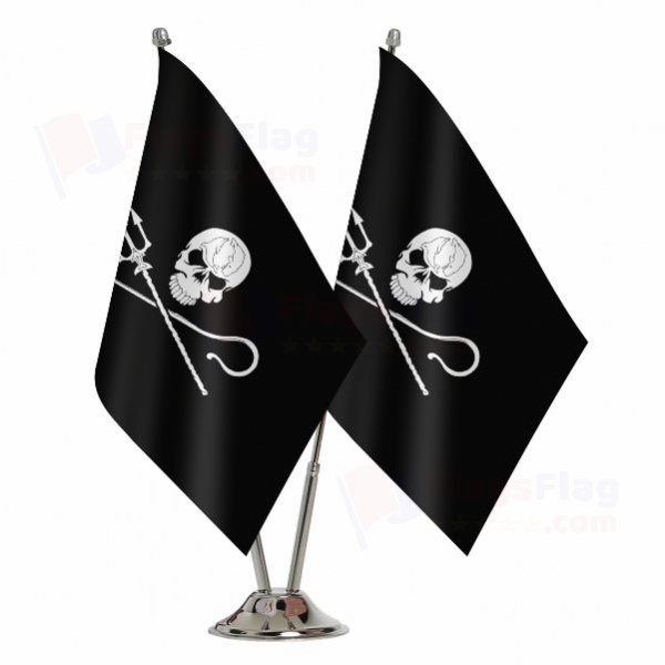 Sea Shepherd 2 Table Flags