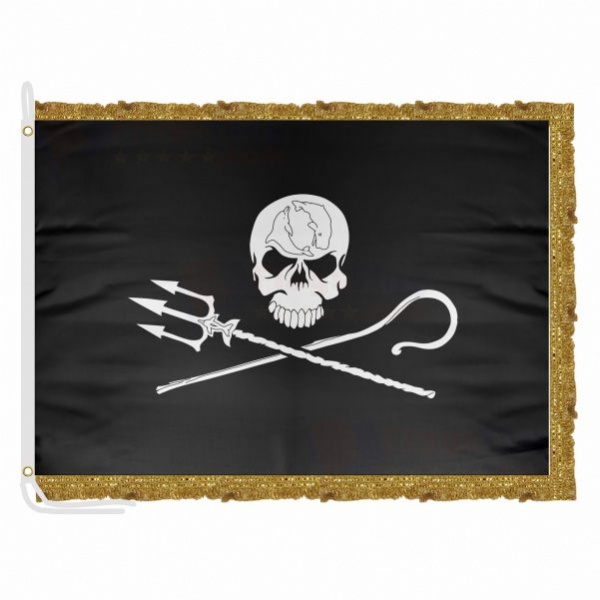 Sea Shepherd Satin Office Flag