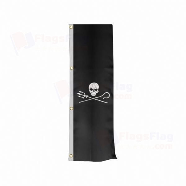 Sea Shepherd Vertically Raised Flags