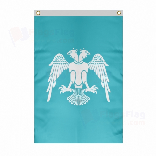 Seljuk Empire Large Size Flag Hanging on Building