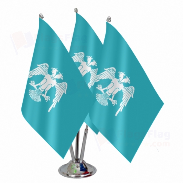 Seljuk Empire Triple Table Flag