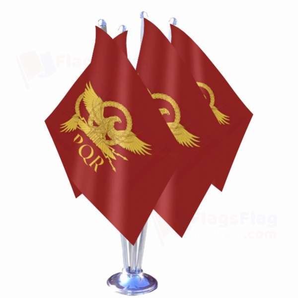 Senate Of The Roman Empire Quadruple Table Flag