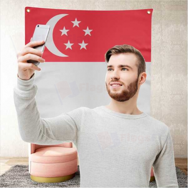 Singapore Background Selfie Shooting Landscapes