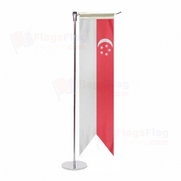 Singapore L Table Flag