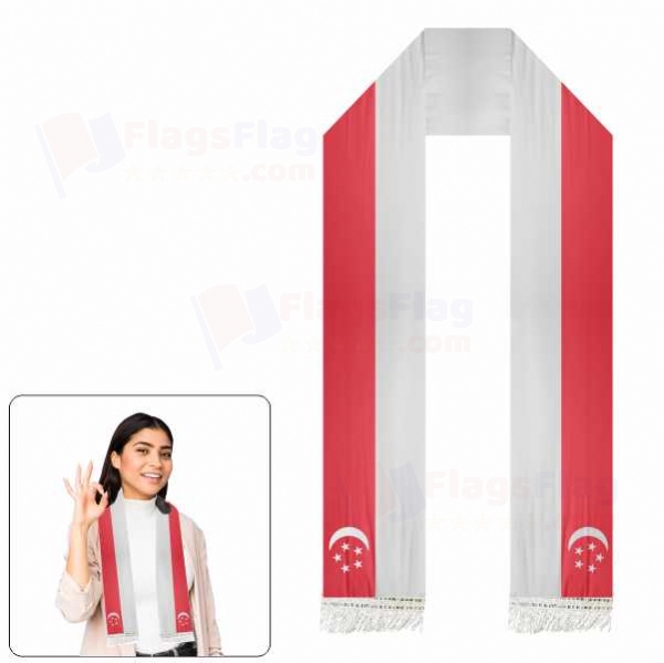 Singapore Scarf Digital Printing