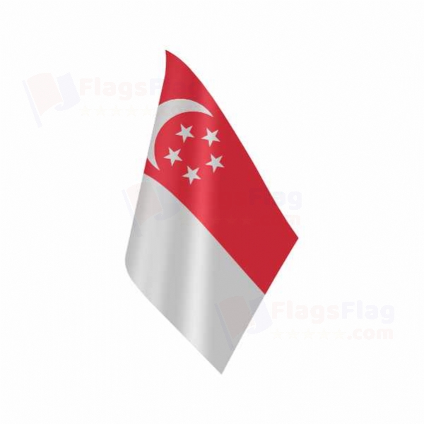 Singapore Table Flag