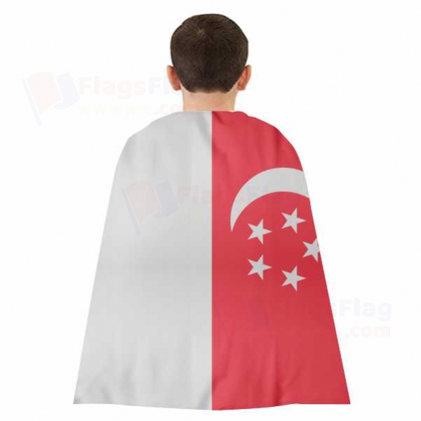 Singapore Woven Fabric Cloak Digital Printing