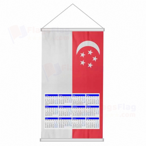Singapore Woven Fabric Digital Printing Calendar