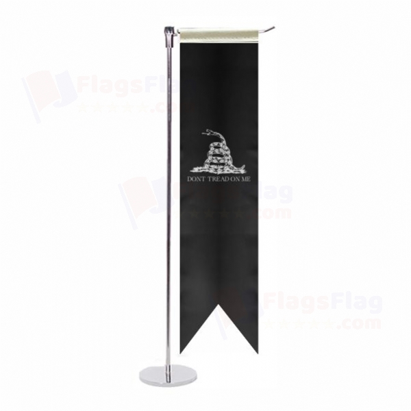 Siyah Dont Tread On Me L Table Flag