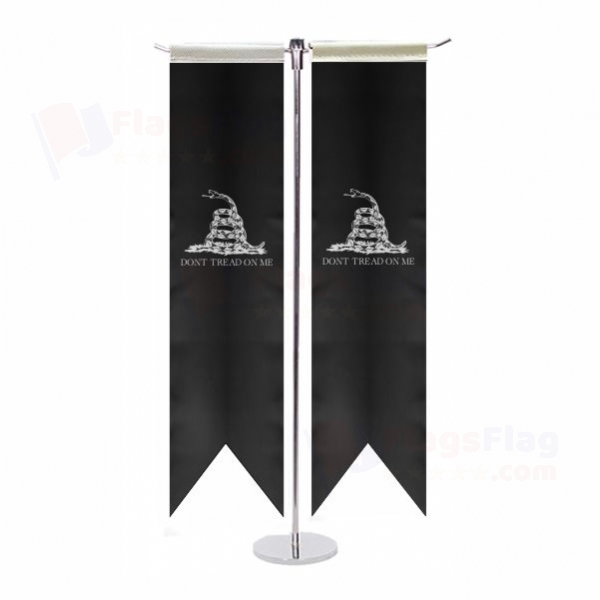 Siyah Dont Tread On Me T Table Flags