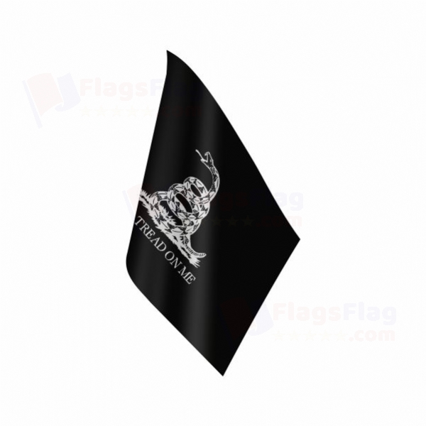Siyah Dont Tread On Me Table Flag