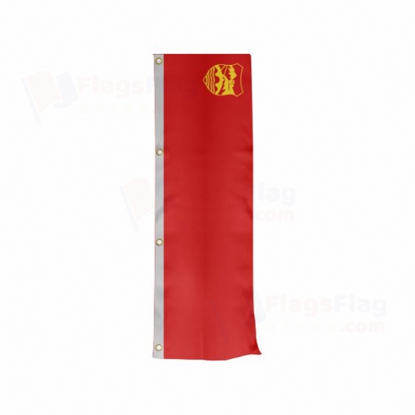 Skopje Vertically Raised Flags