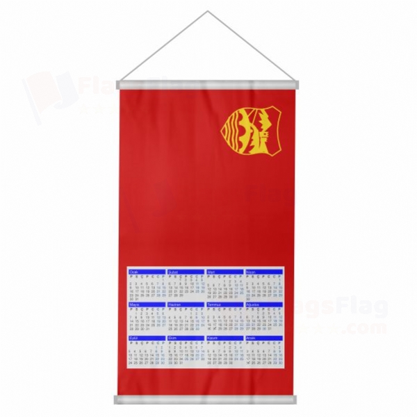 Skopje Woven Fabric Digital Printing Calendar