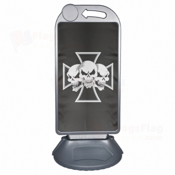Skull �ron Cross Large Plastic Parking Barge