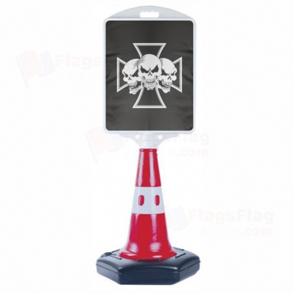 Skull �ron Cross Medium Road Advertisement Barge