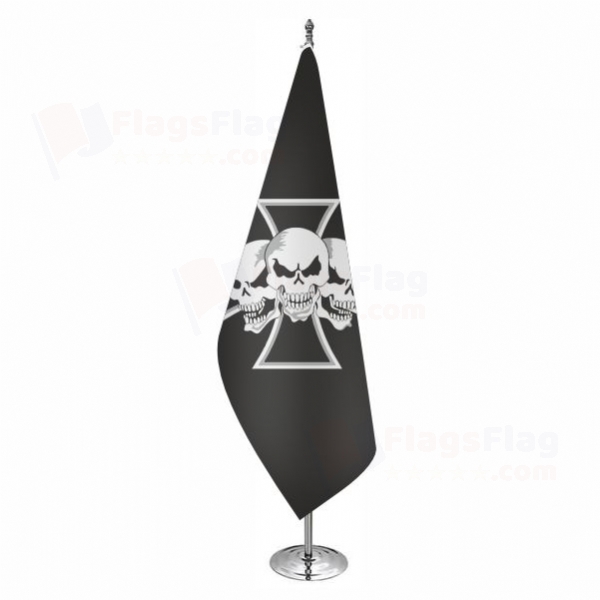Skull �ron Cross Office Flag Skull �ron Cross Office Flags